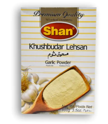 SHAN Khushbudar Lehsan Garlic Powder Masala 3.5 OZ